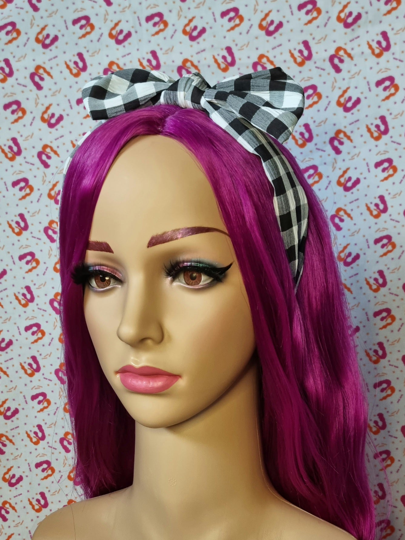 Bow Knot Hairbands - Gingham