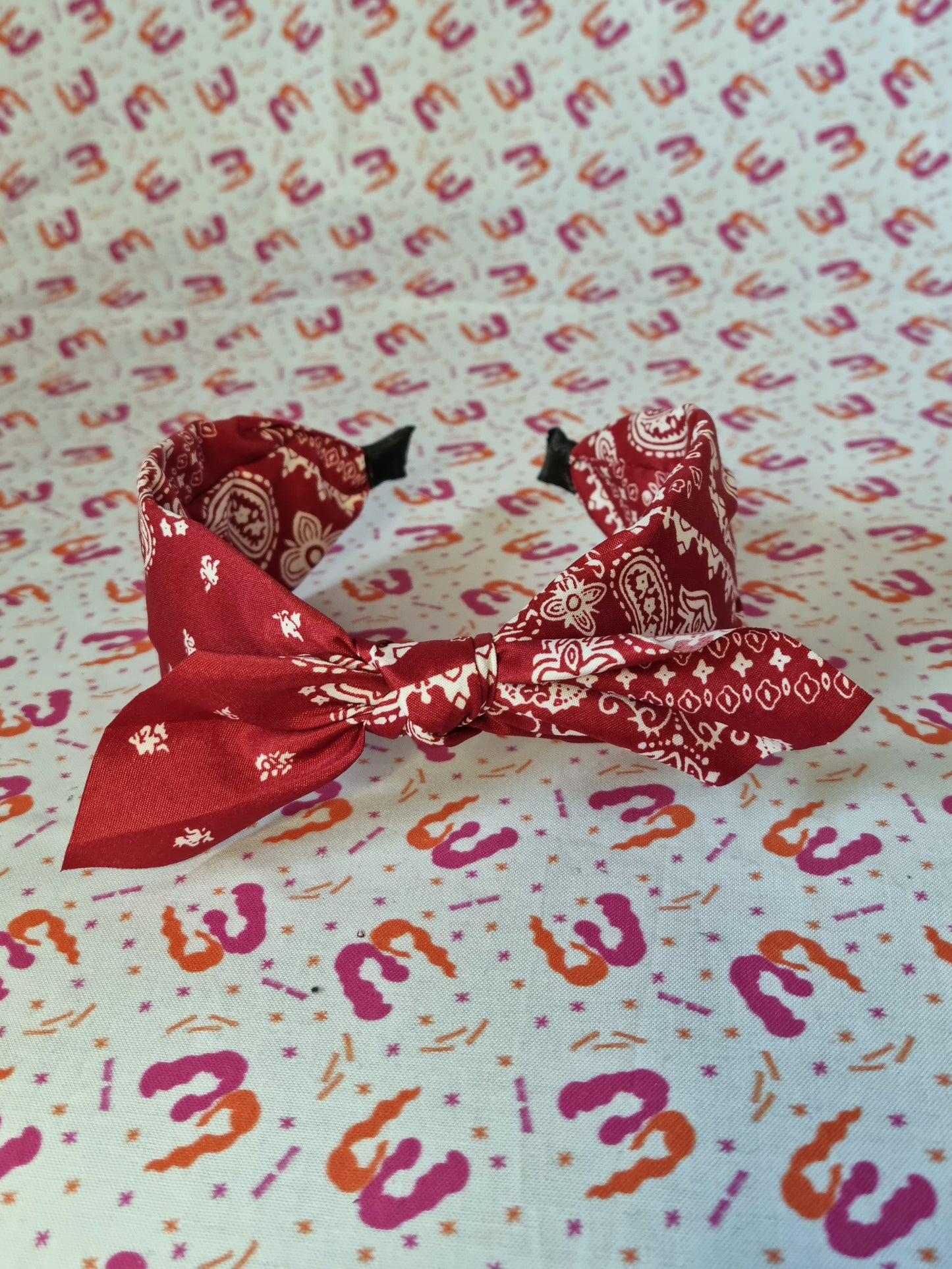 Bow Knot Hairbands - Bandana Print