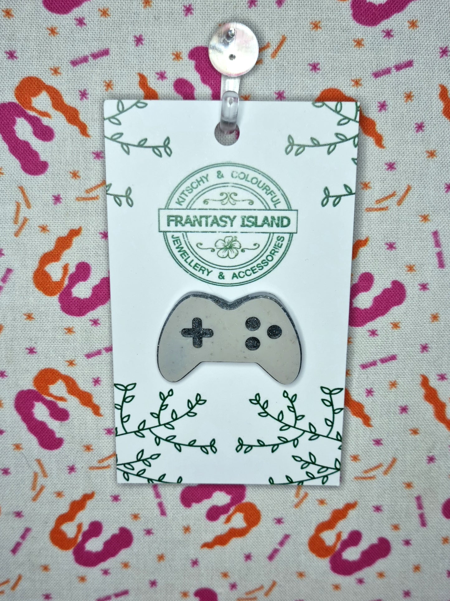 Game Controller Silhouette Pins