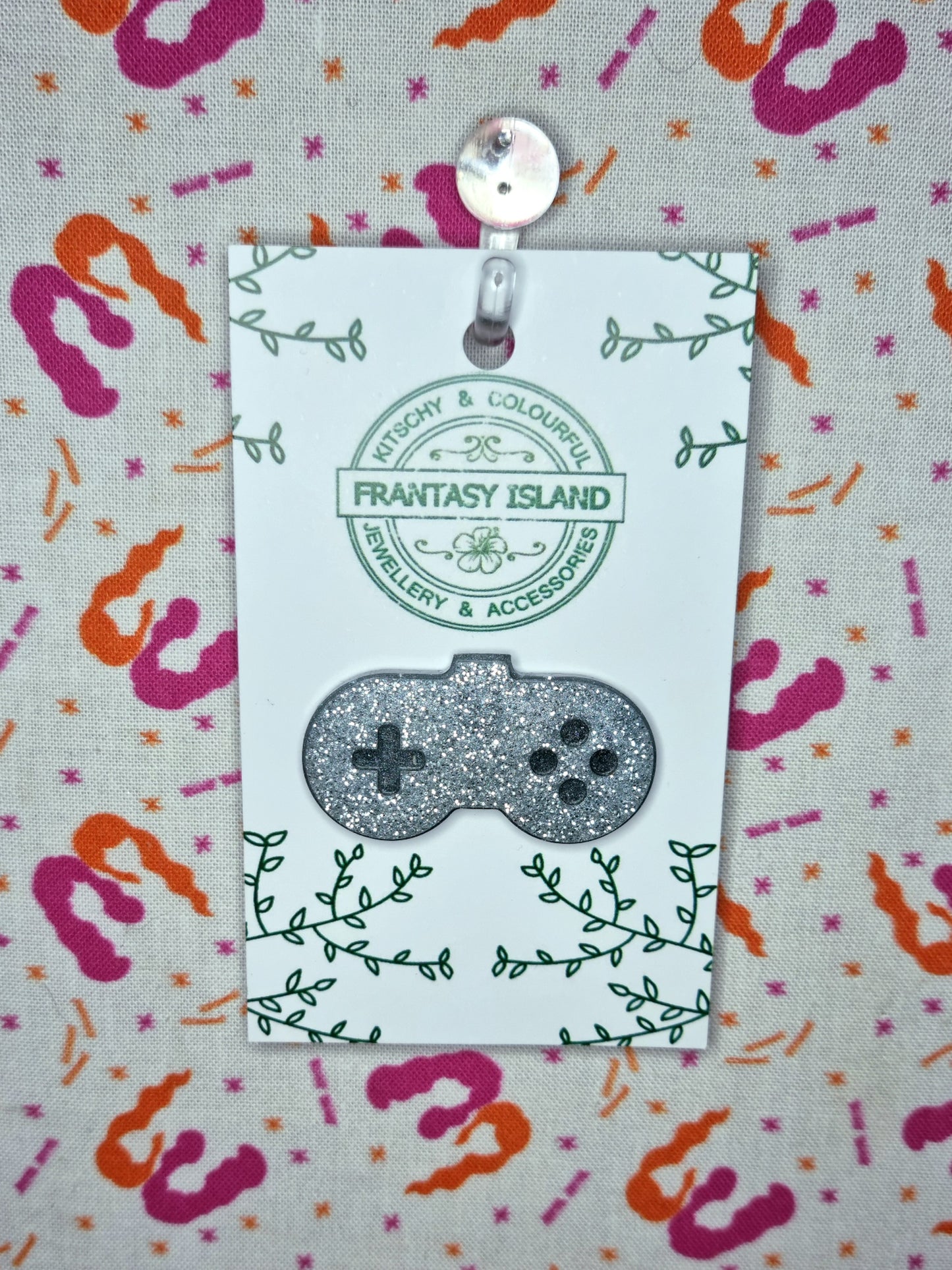 Game Controller Silhouette Pins