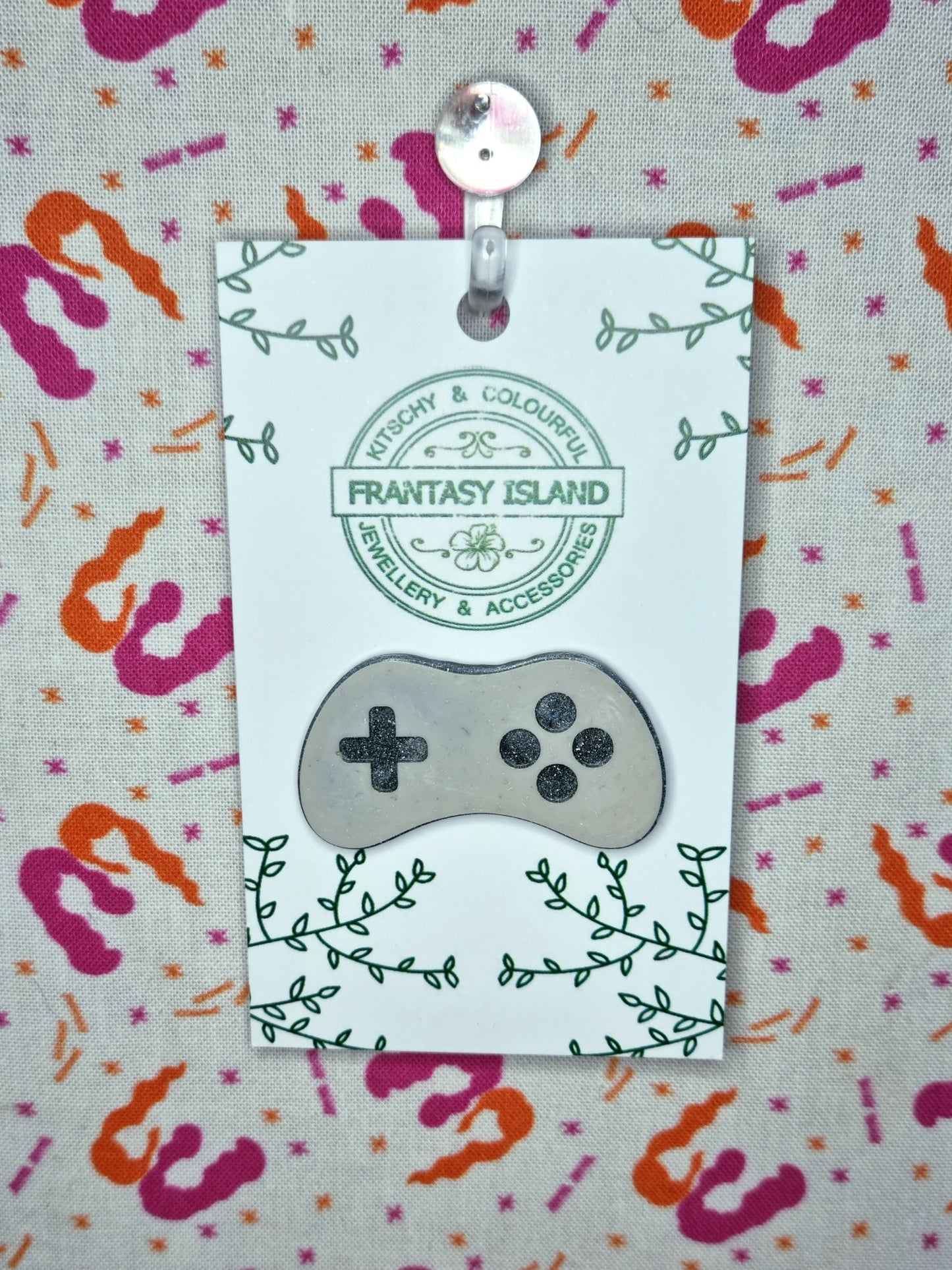 Game Controller Silhouette Pins