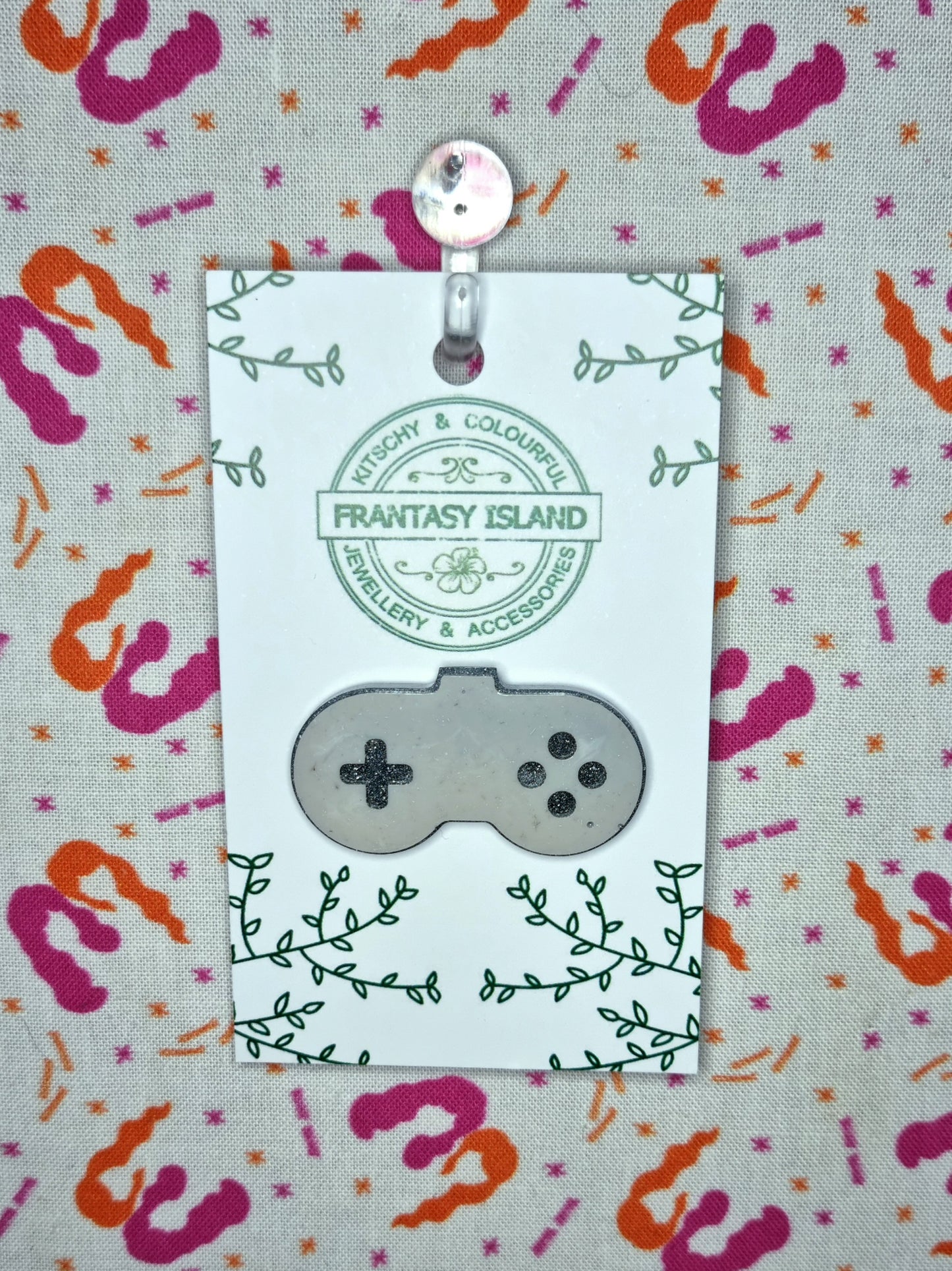 Game Controller Silhouette Pins