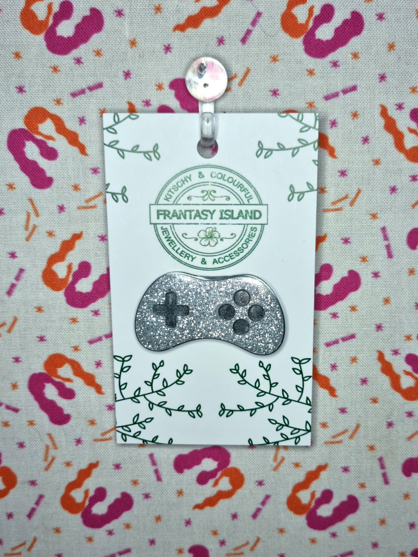 Game Controller Silhouette Pins