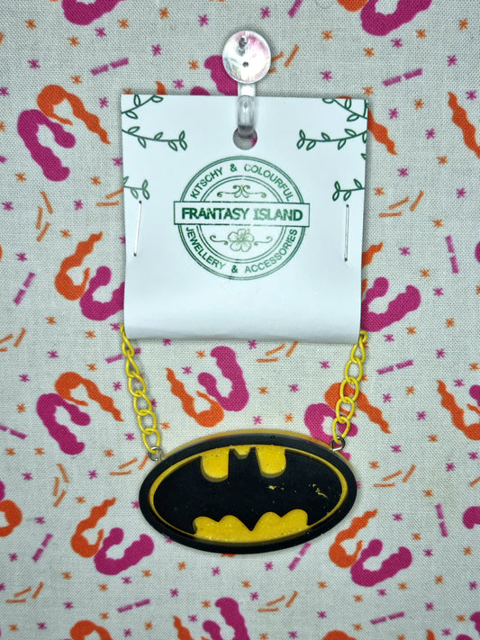 Bat Signal Necklace