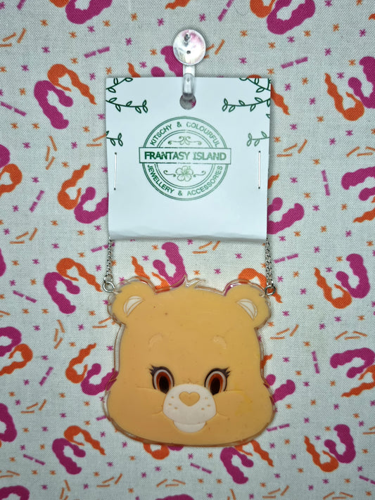 Friend Bear Face Necklace