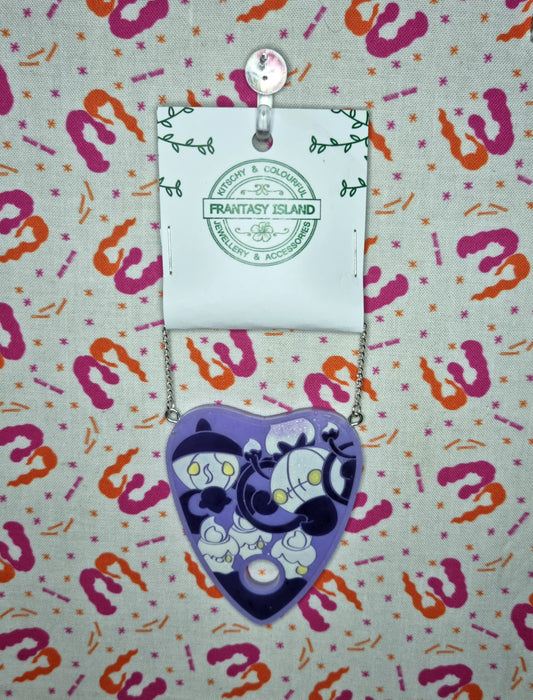 Chandelure Line Planchette Necklace