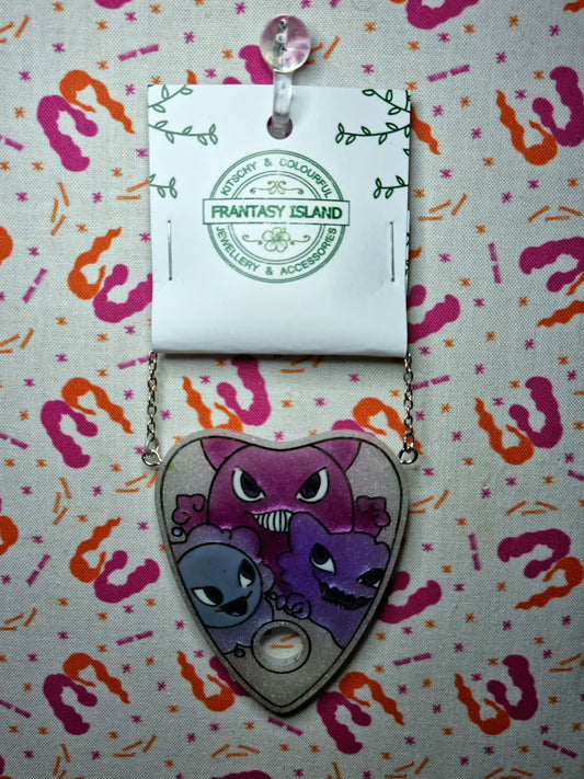 Gengar Line Planchette Necklace