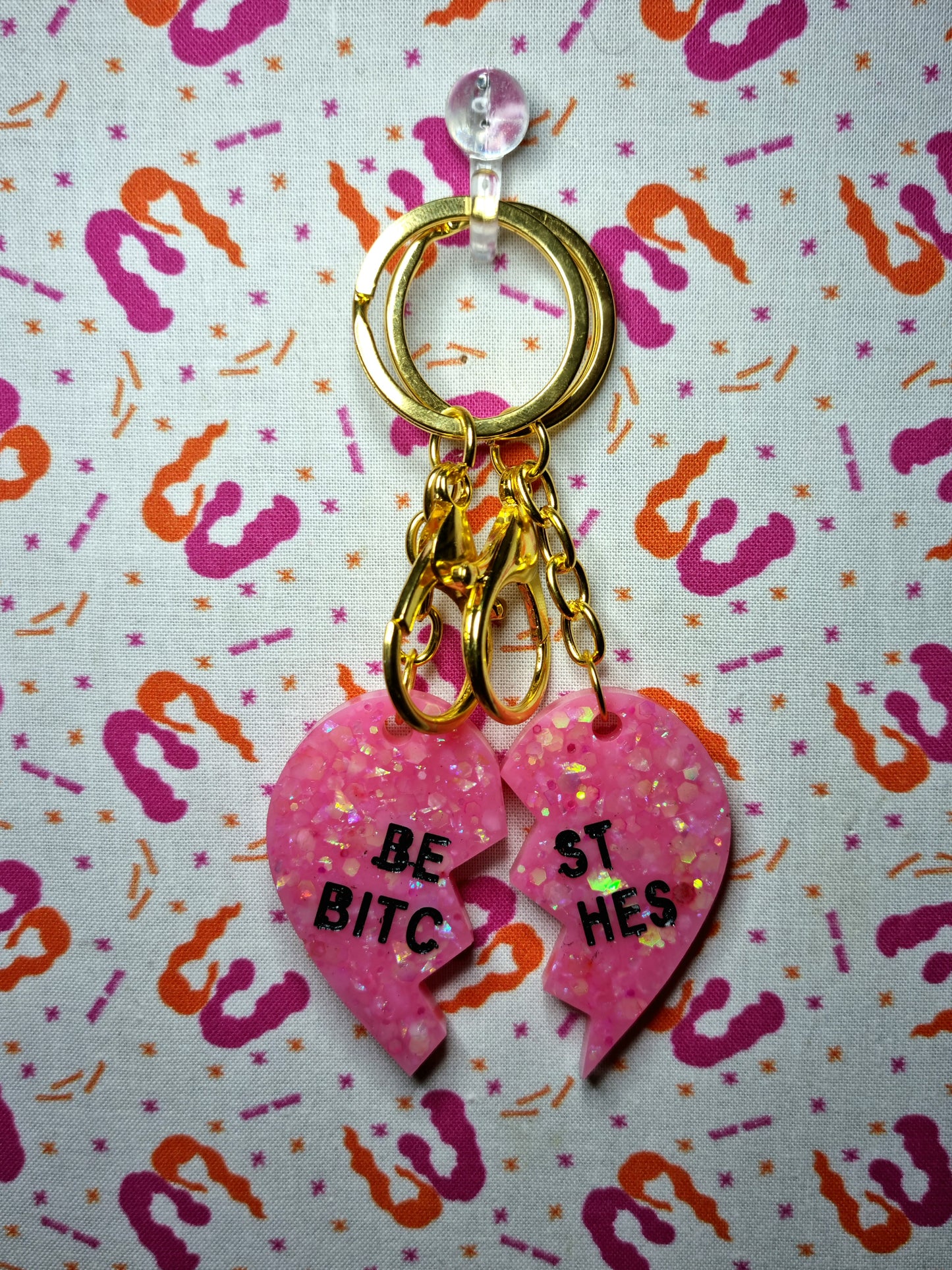 Best Bitches Keychain Set