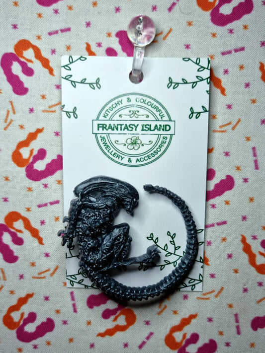 Xenomorph Brooch