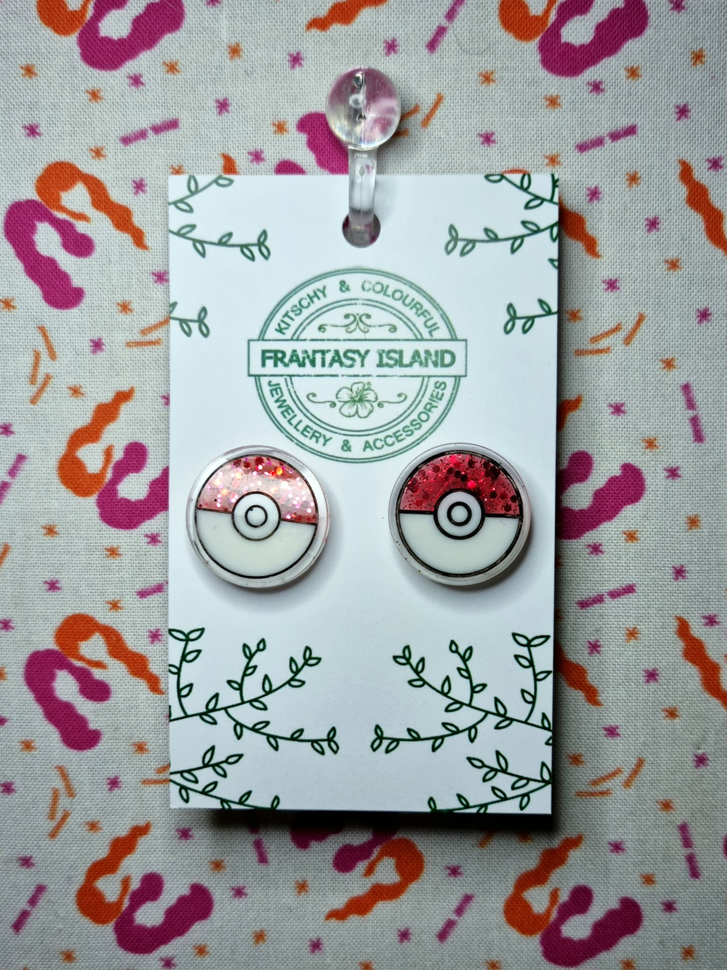Pokeball Studs