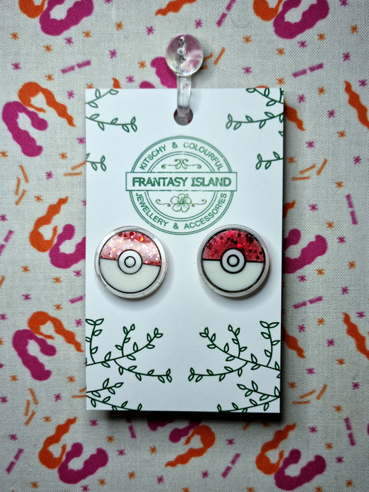 Pokeball Studs