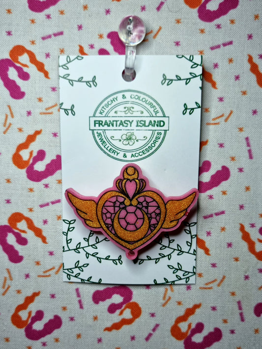 Sailor Moon Crisis Moon Compact Brooch