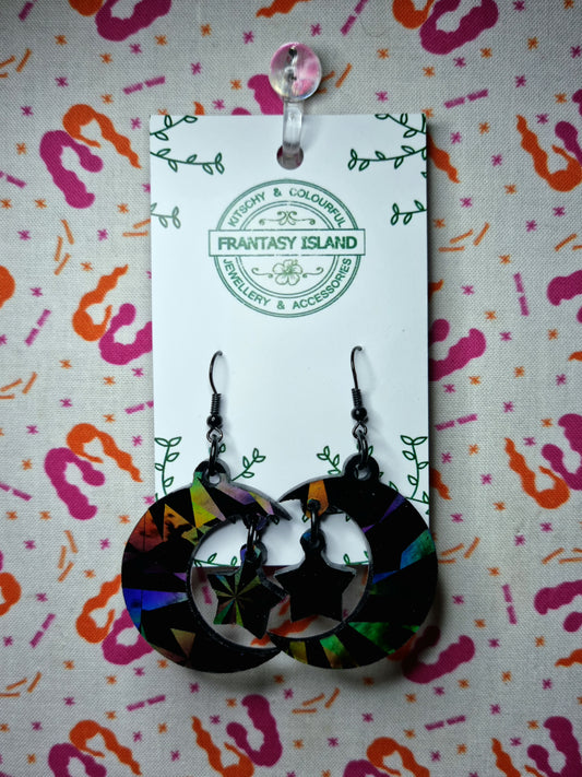 Black Holographic Moon Drops