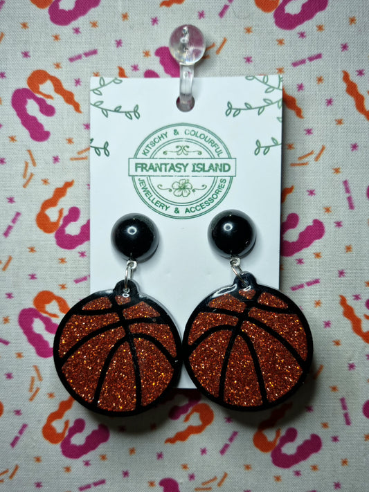 Straight Ballin' Earrings