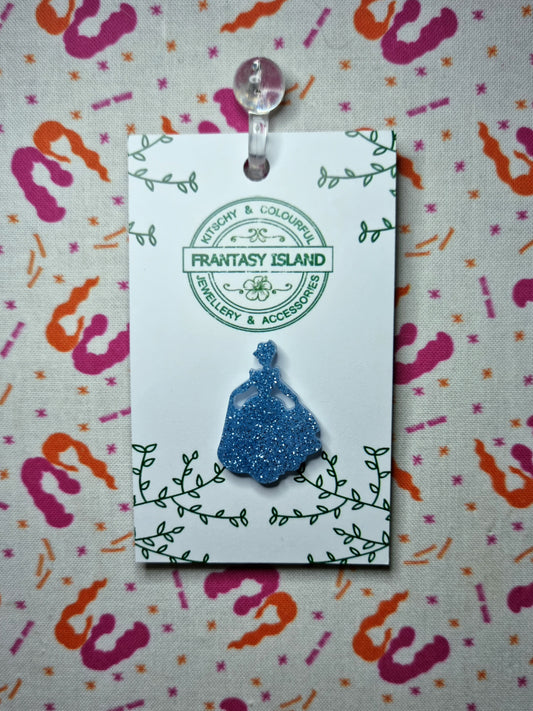 Cinderella Silhouette Pin