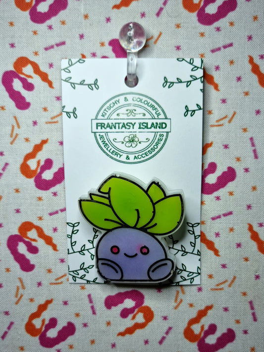 Oddish Brooch