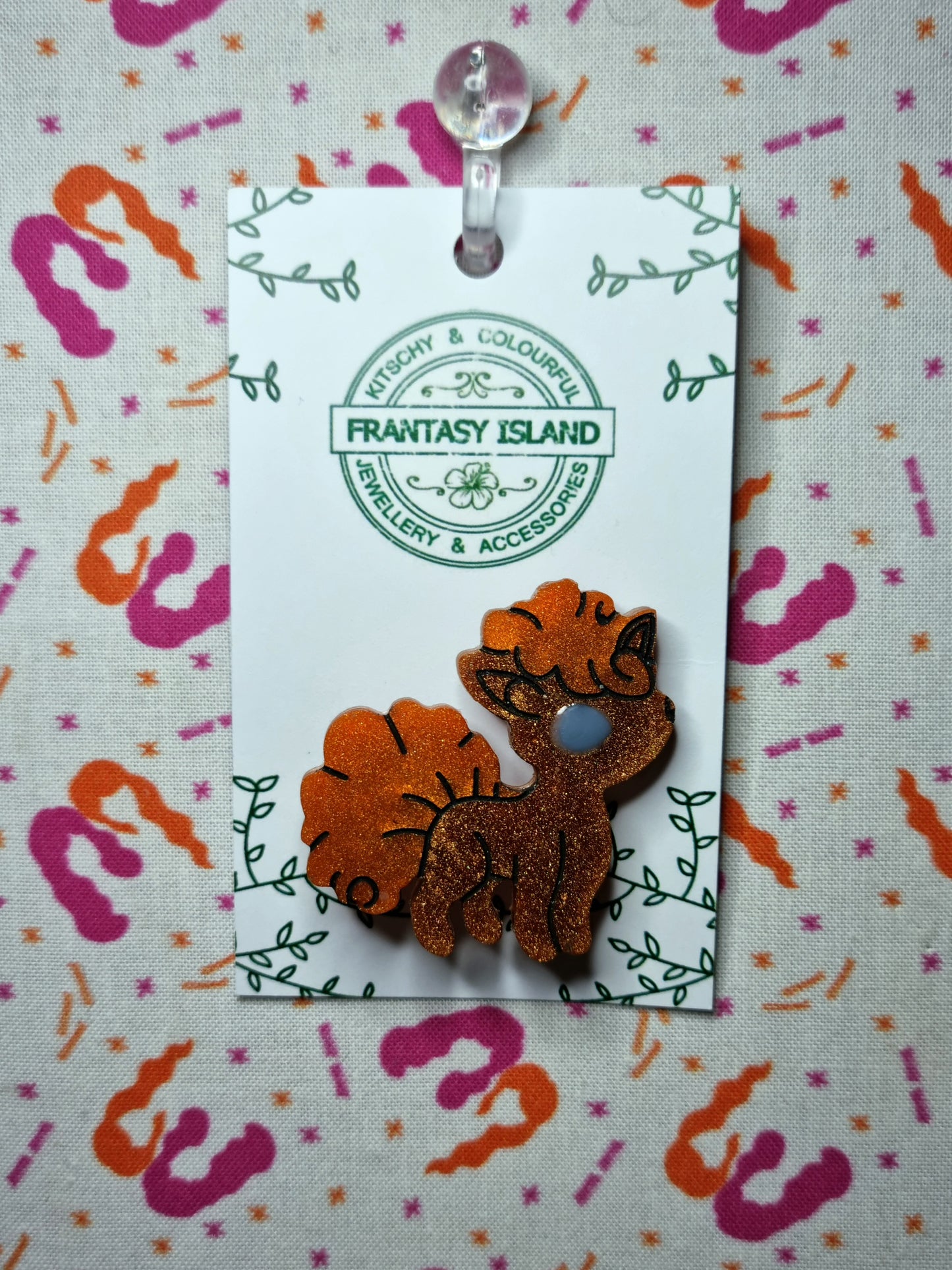 Vulpix Brooch