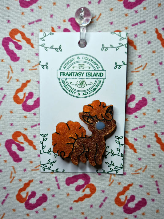 Vulpix Brooch