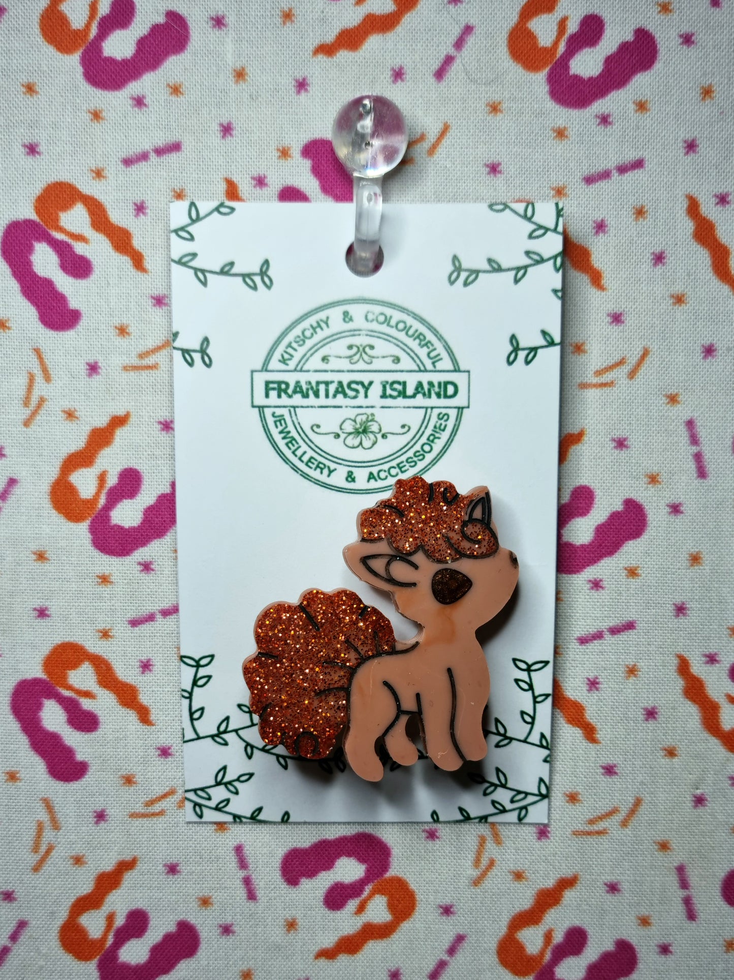 Vulpix Brooch