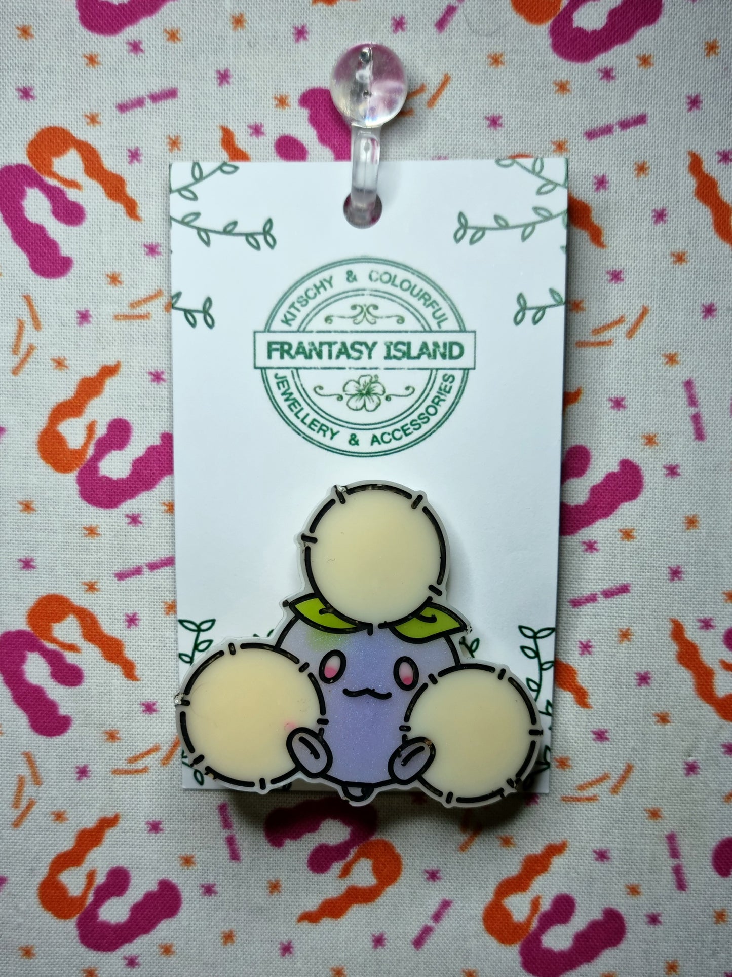 Jumpluff Brooch
