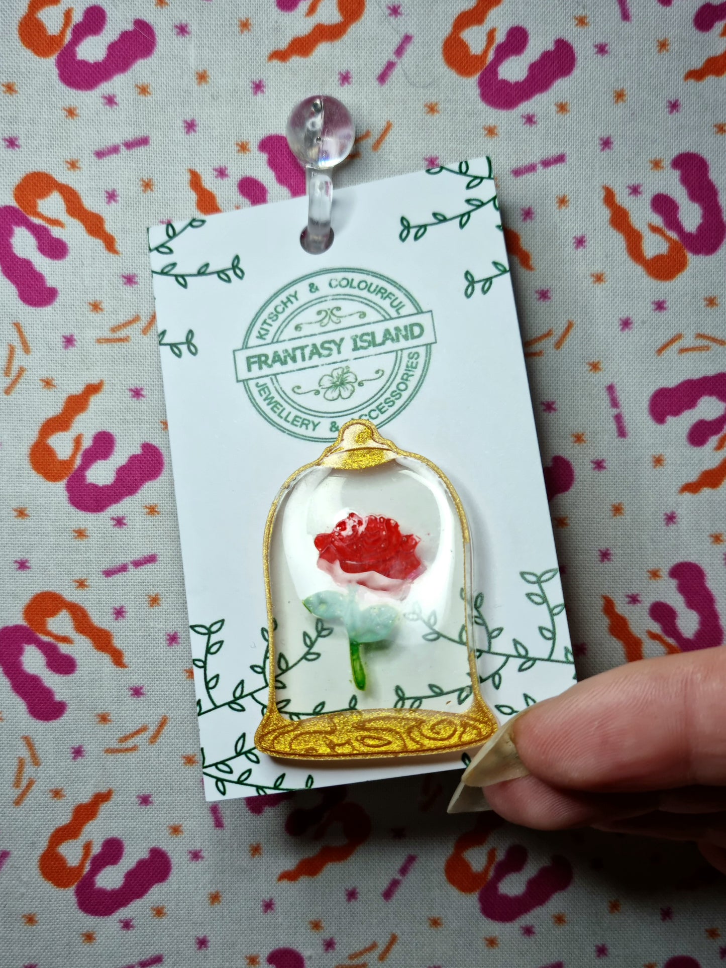 When The Last Petal Falls Brooch - Seconds