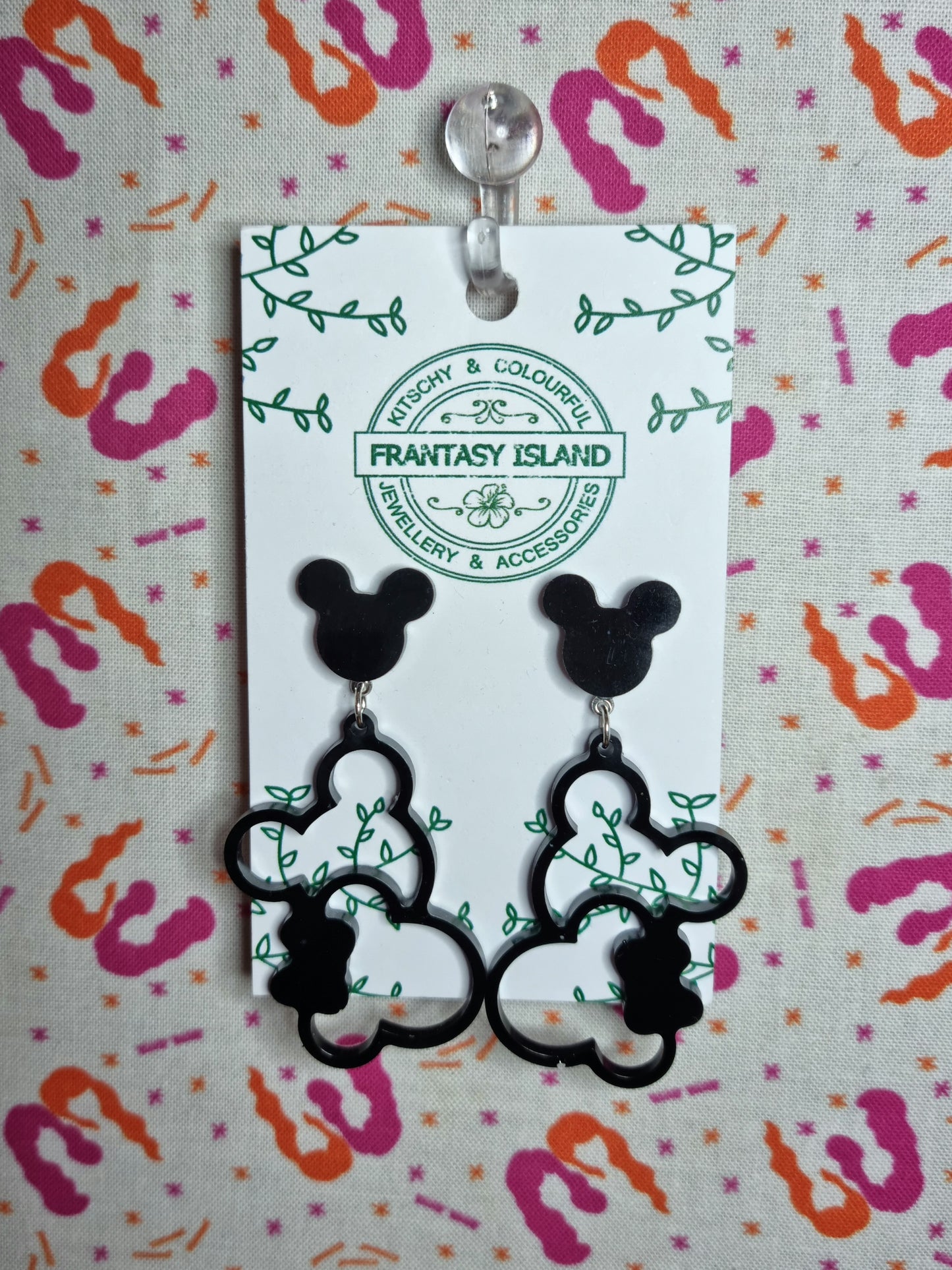 Mickey Head Silhouette Drops