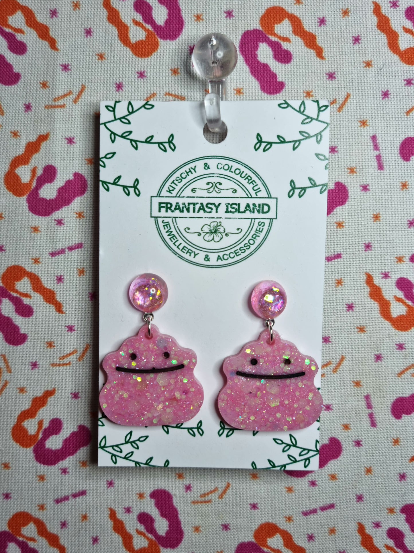 Small Glitter Ditto Drops
