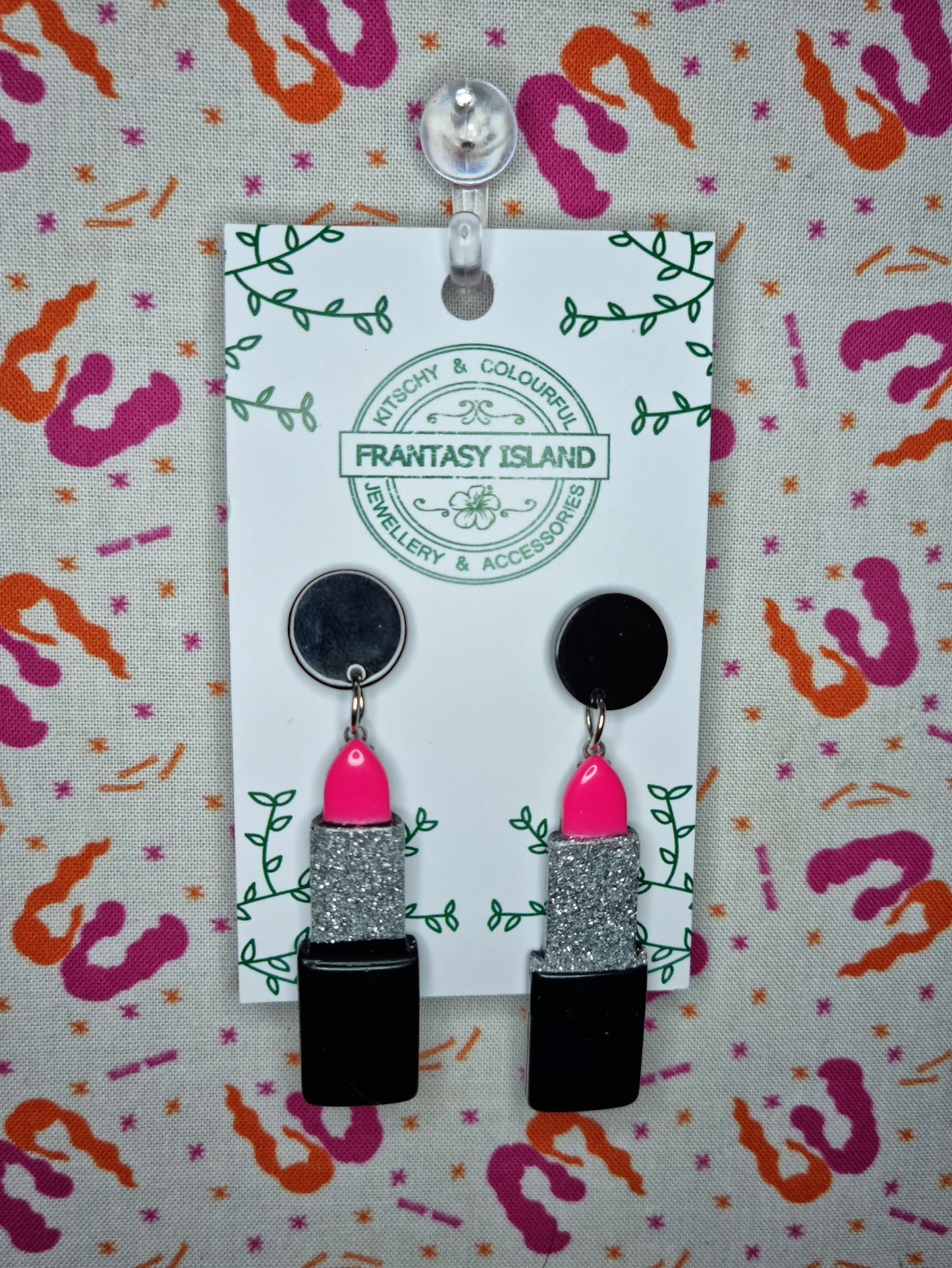 Lipstick Earrings