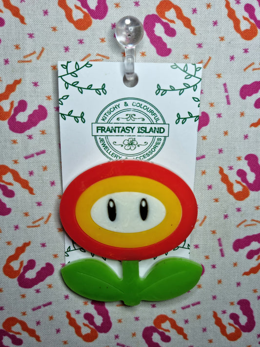 Fire Flower Brooch