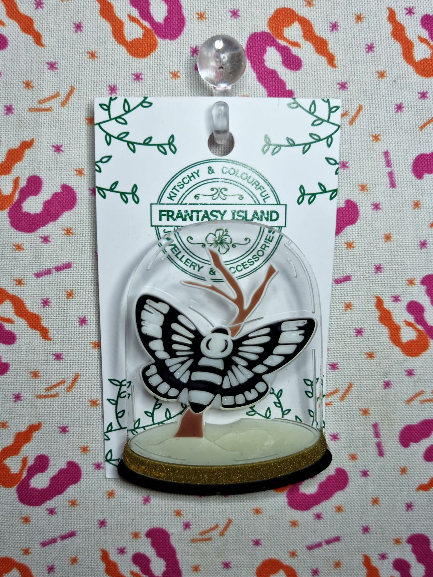 Death's Head Moth Brooch