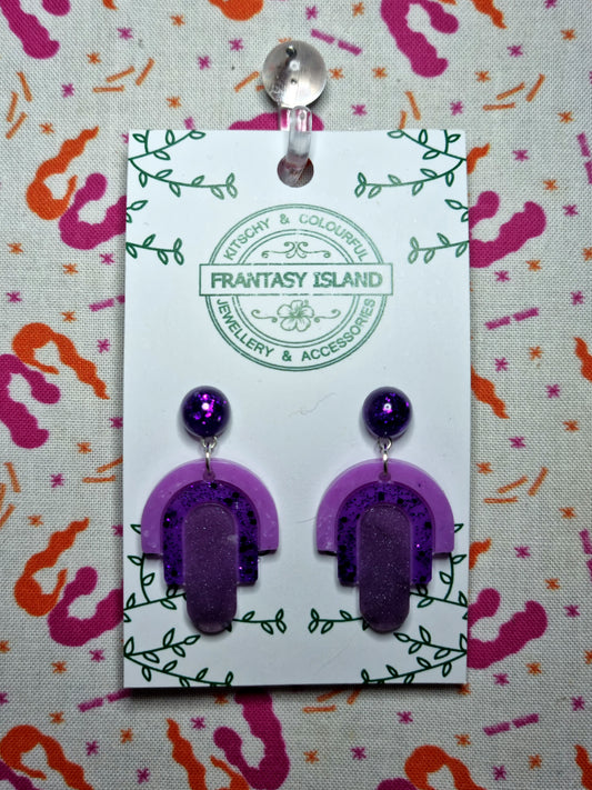 Purple Smokey Deco Drops