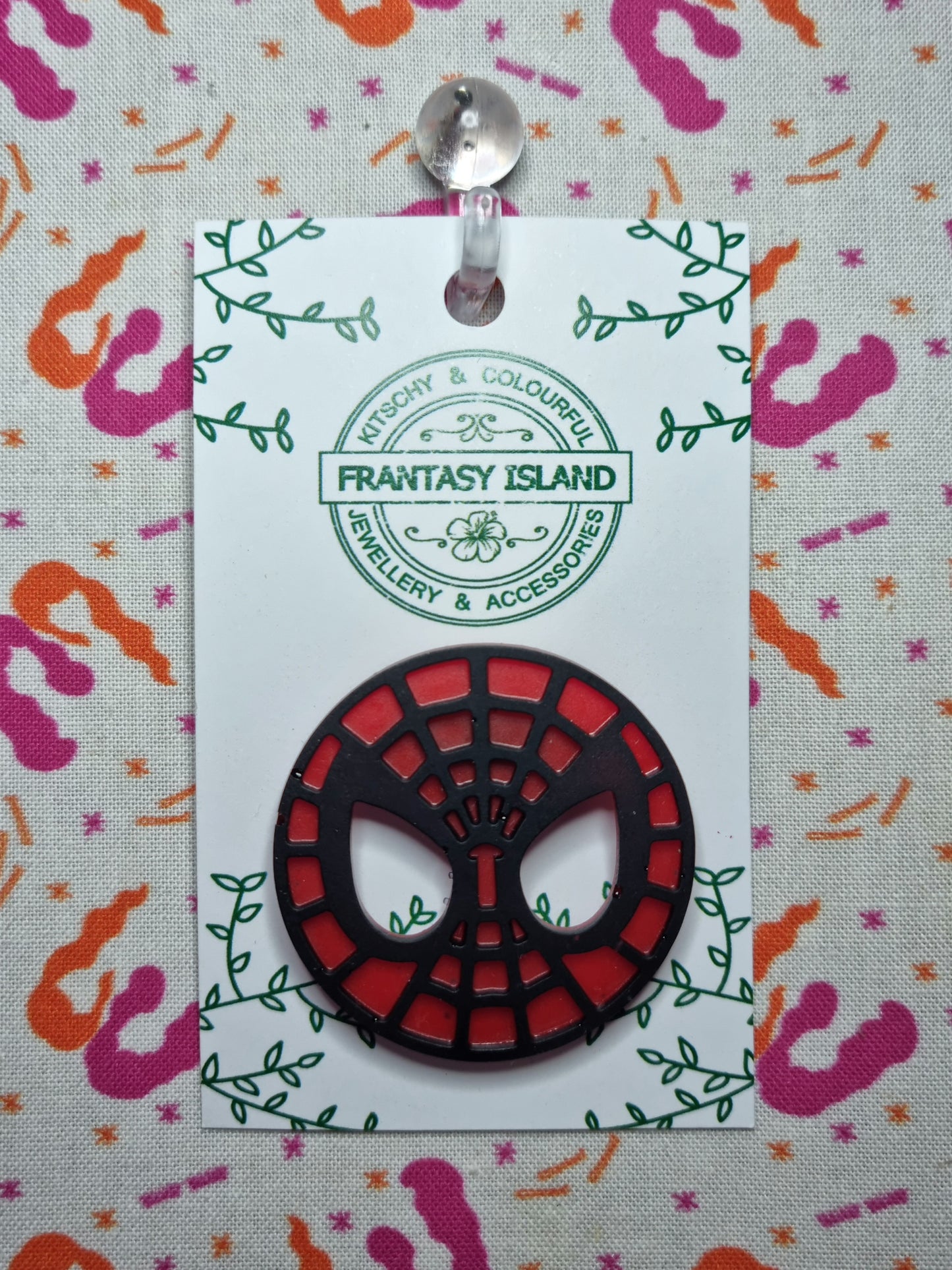 Spiderman Brooch