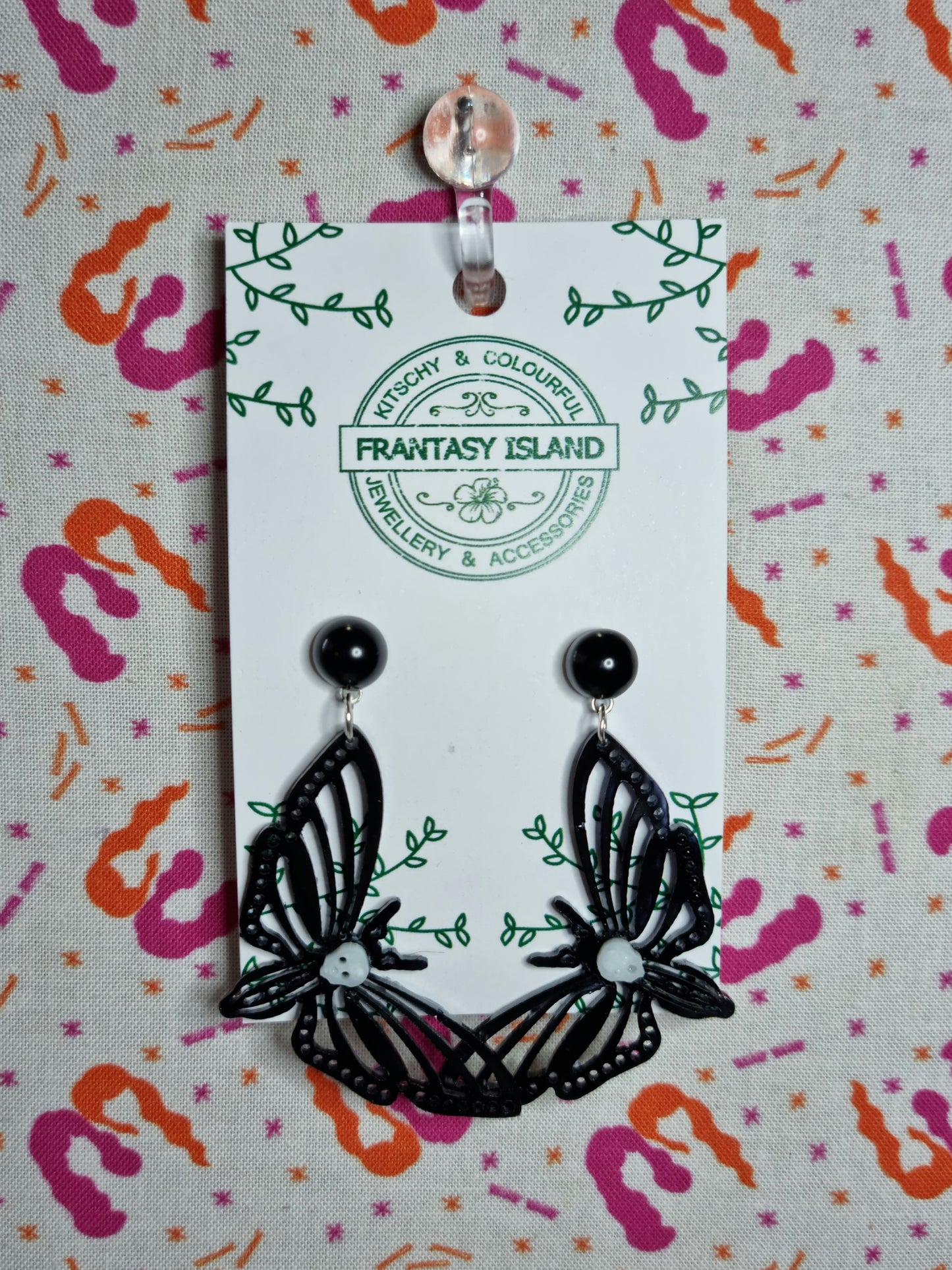 Death's Head Moth Earrings