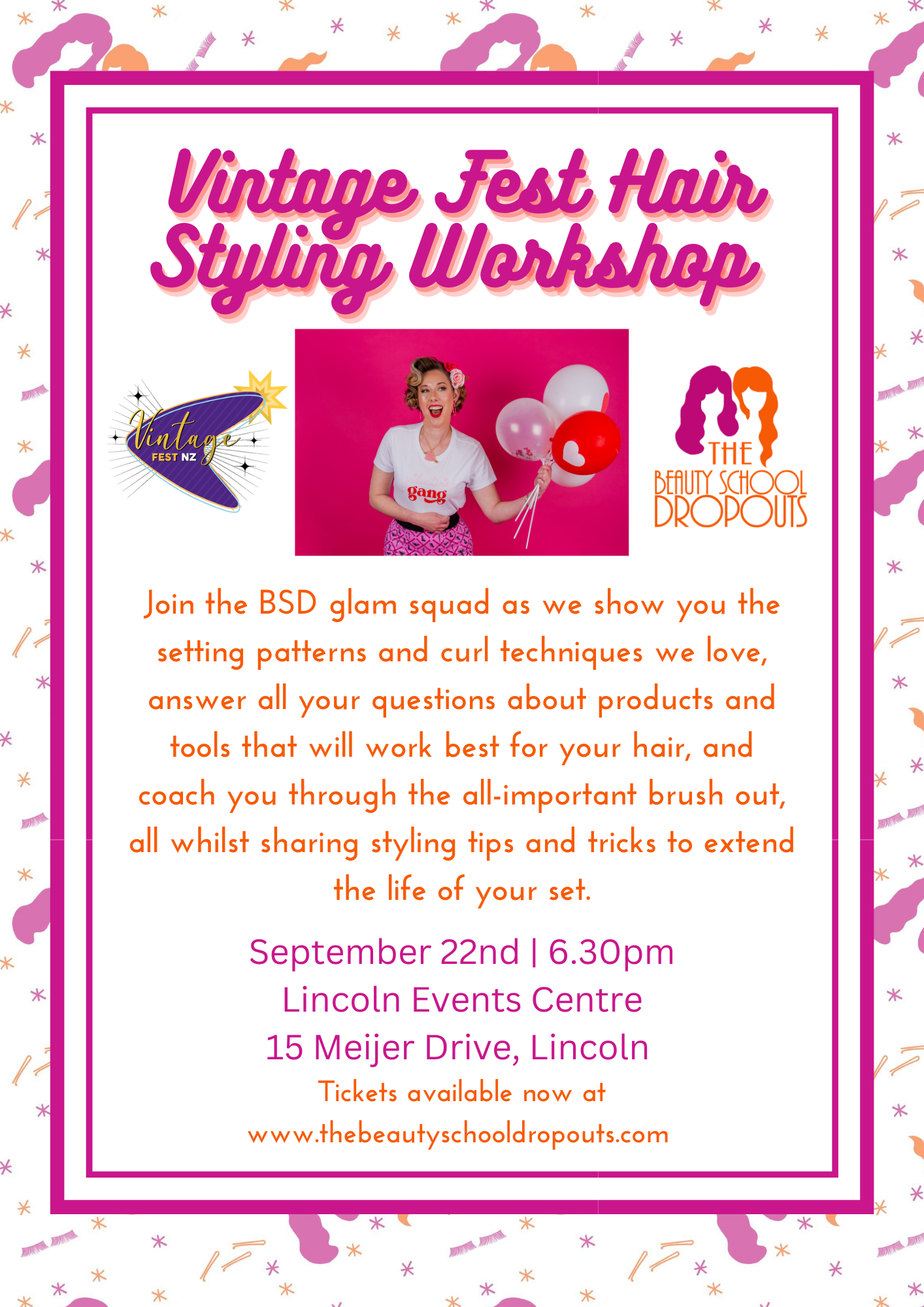 Christchurch Hair Styling Workshop