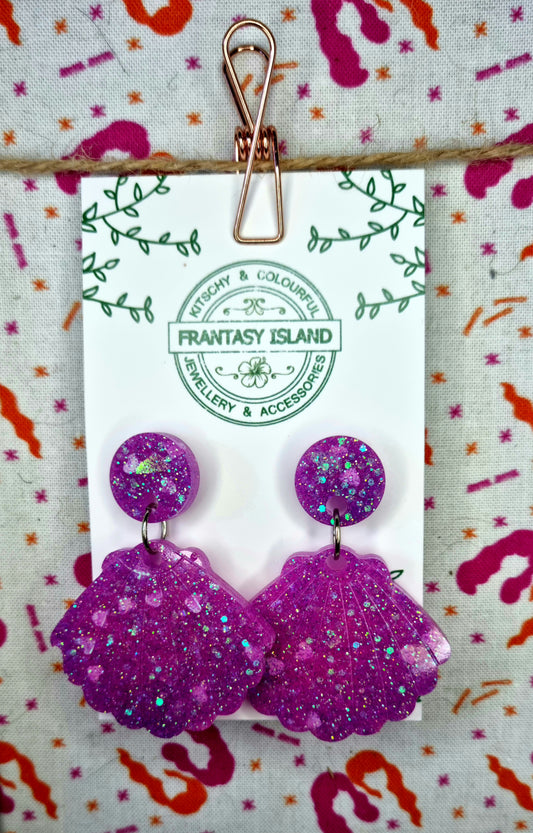 Lilac Mermaid Shells