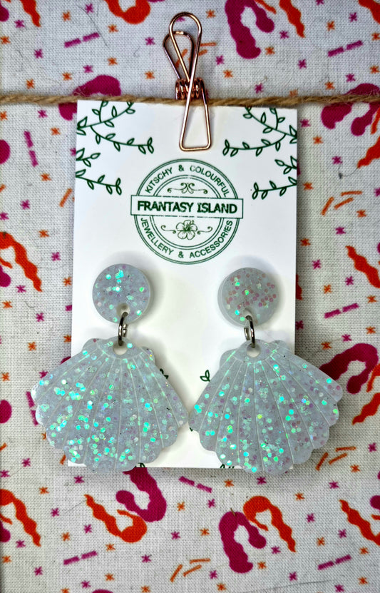 Iridescent Pearl Mermaid Shells
