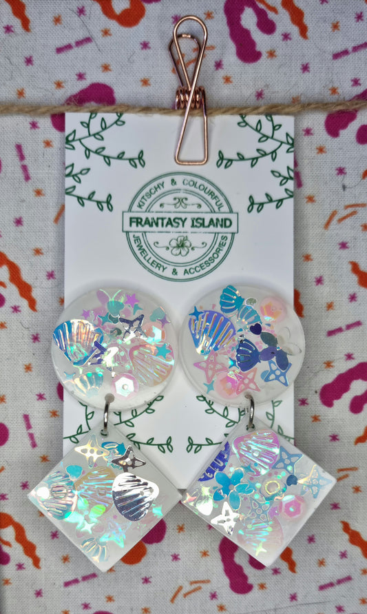 Geometric Mermaid Drops