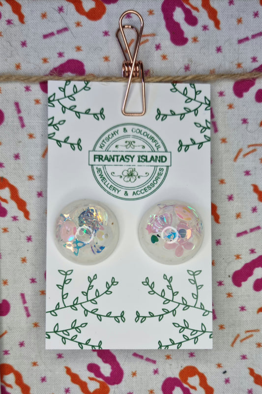 Mermaid Glitter Dome Studs