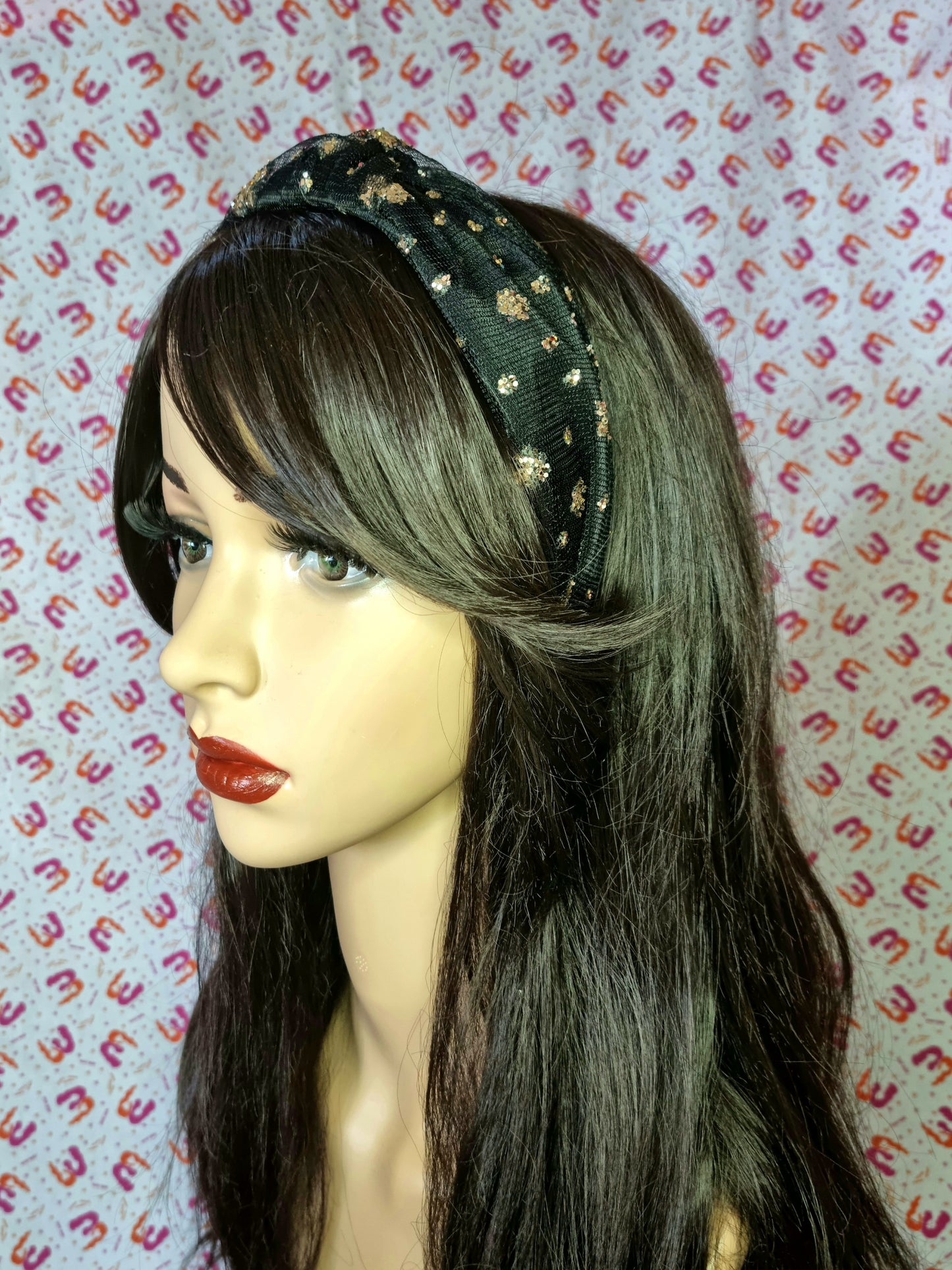 Turban Knot Hairbands - Glitter Tulle