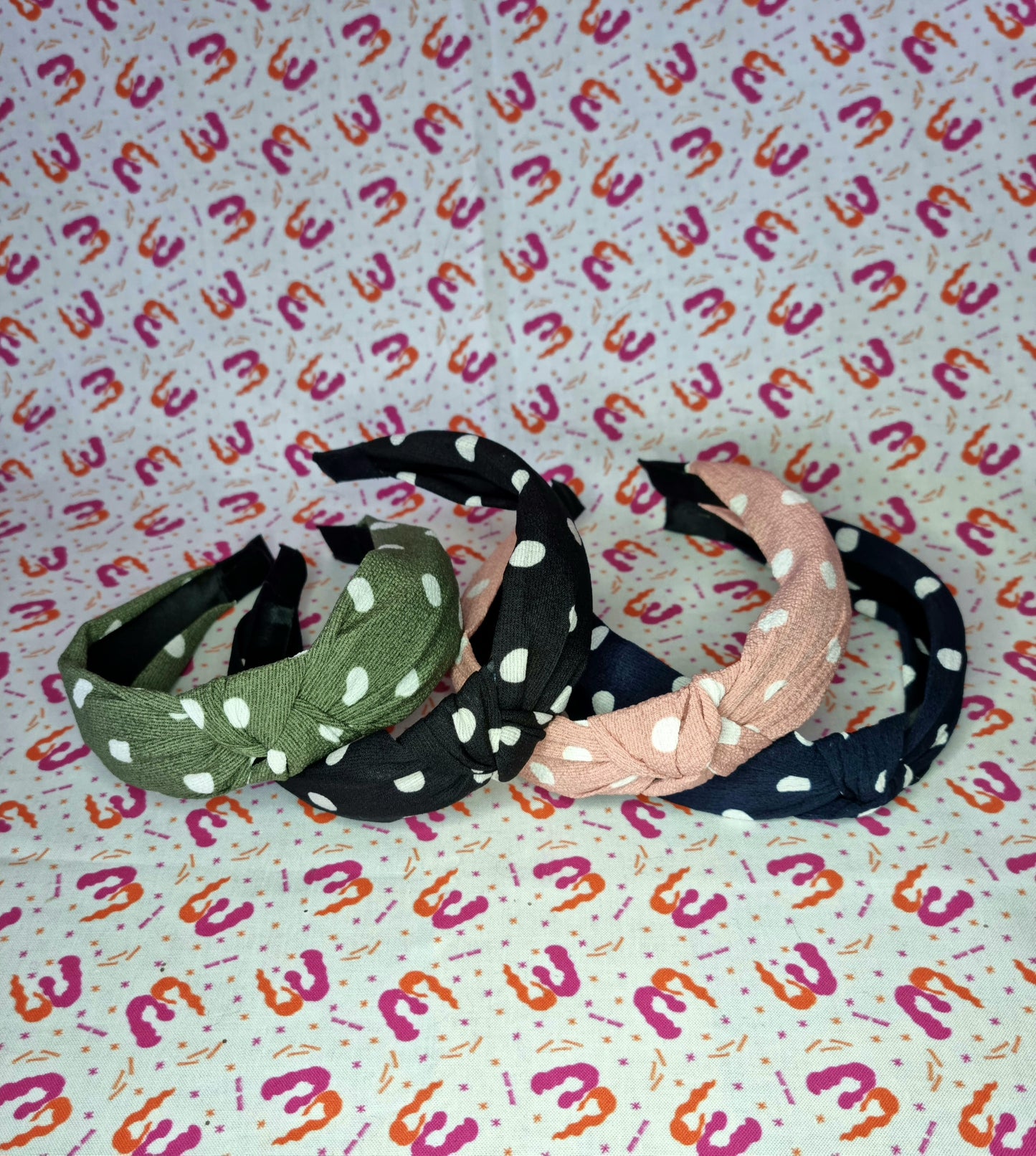 Turban Knot Hairbands - Polka Dot