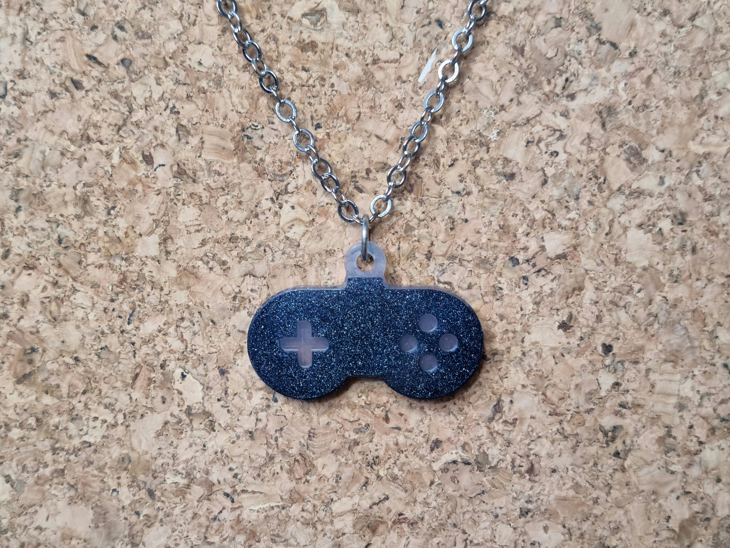 Game Controller Silhouette Necklace