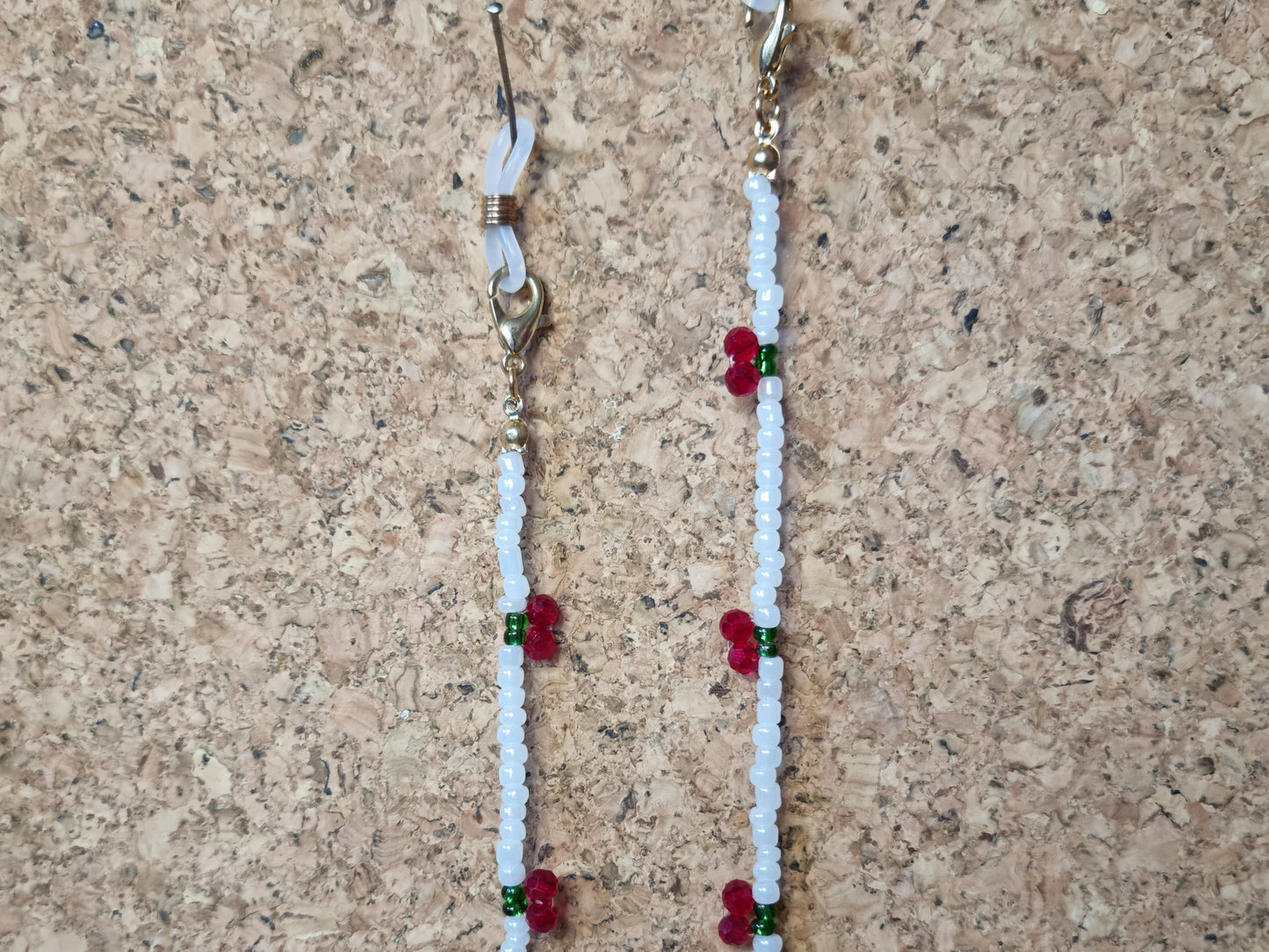 Glasses / Mask Chains - Cherries