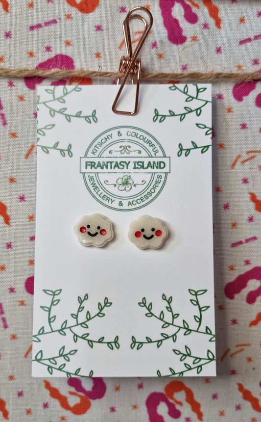 Kawaii Cloud Studs