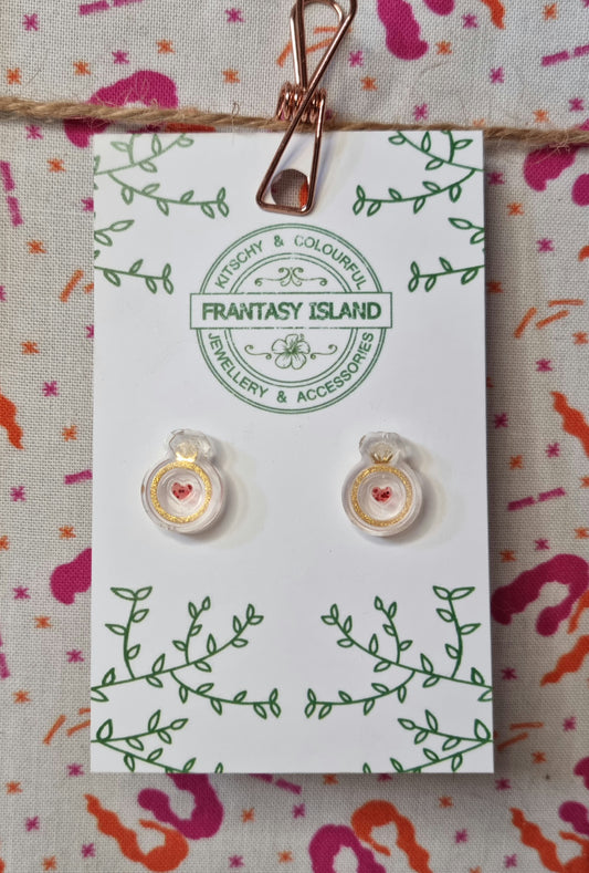 Diamond Ring Studs