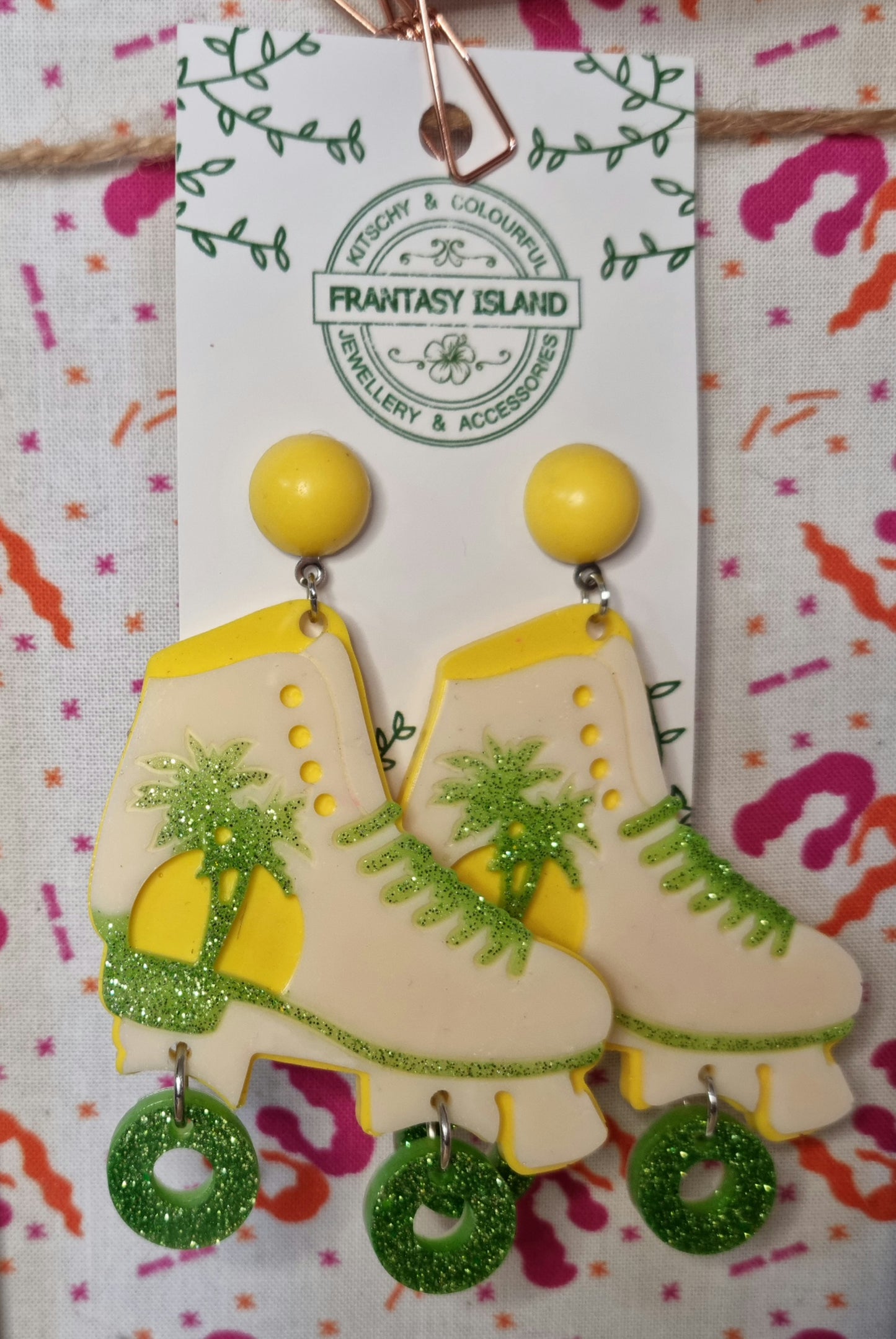 Retro Roller Skate Earrings