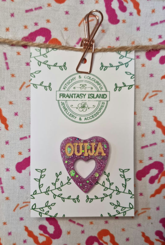 Lilac & Gold Planchette Pin