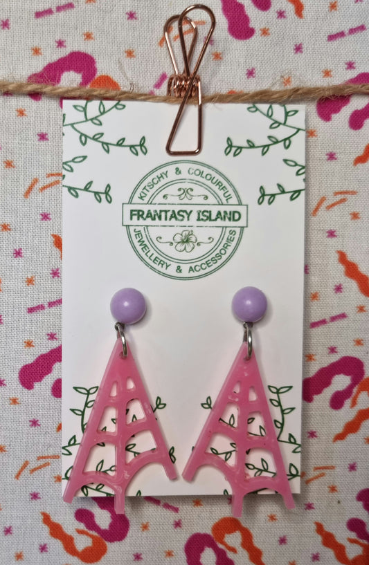 Lilac & Pink Spiderwebs