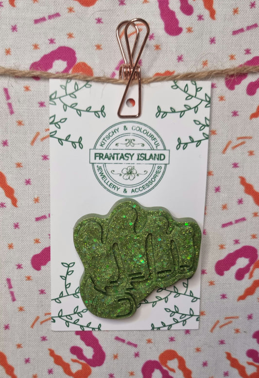 Hulk Hand Brooch