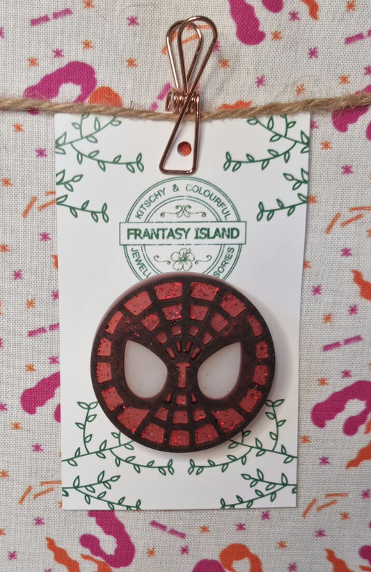 Spiderman Brooch