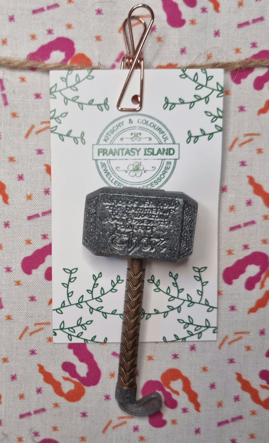 Thor's Hammer Brooch
